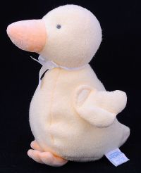 Carters Just One Year JOY Yellow Duck Rattle Plush Lovey